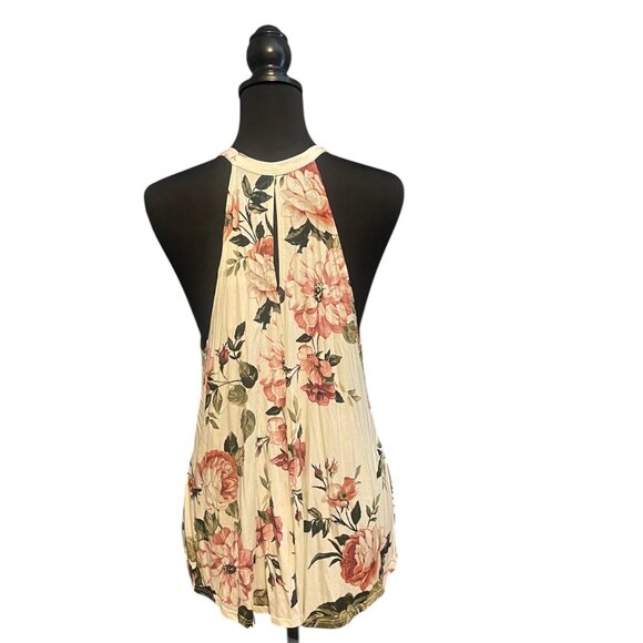 FLORAL HALTER TOP - Picture 2 of 2